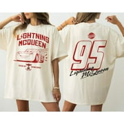 Cars Family Trip Comfort Colors T-Shirt, Lightning McQueen Shirt, Piston Cup Champion Tshirt, Racing Series 95 Shirt, Pixar Car McQueen